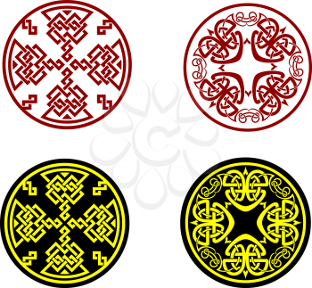 Royalty Free Clipart Image of Ornaments