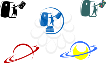 Royalty Free Clipart Image of a Travel Icons