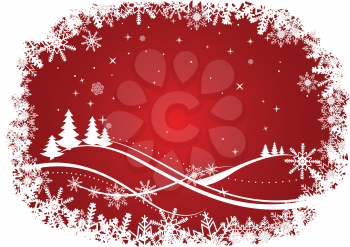 Winter Christmas or new year background for holiday design