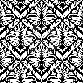 Seamless damask pattern for wallpaper design