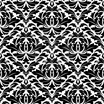 Damask seamless pattern for textile or background design