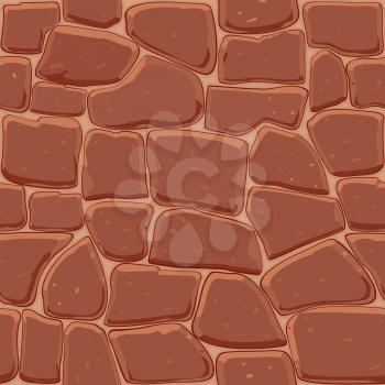 Brown stone seamless background for wallpaper or surface design