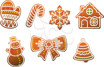 Gingerbread cookies set