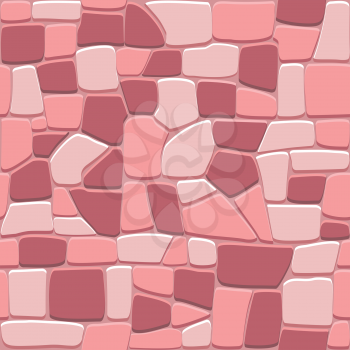 Stone wall background in seamless format for backdrop design