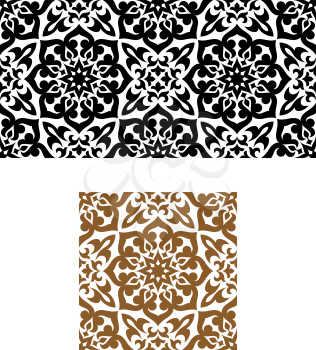 Arabic seamless ornament in retro style for background design