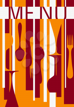 Template of menu background design for cafe or restaurant
