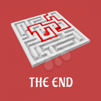 Labyrinth without exit as the end concept for business design