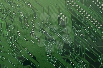 Royalty Free Photo of an Electronic Circuit Plate Background