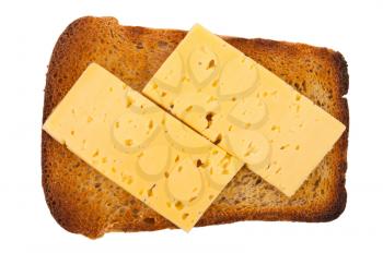 Slice toast bread with cheese