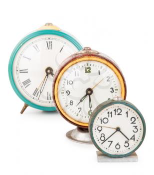 Old alarm clocks