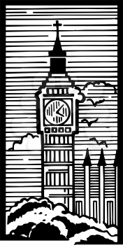 Royalty Free Clipart Image of Big Ben