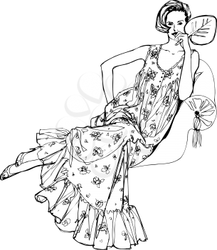 Nightgown Clipart