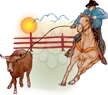 Roping Clipart