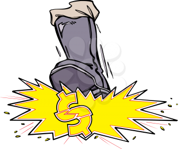 Stomping Clipart