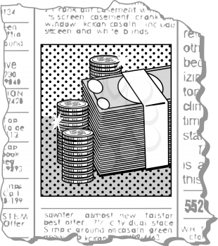 Moneyclipping0203 Clipart