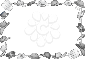 Hatsframe0306 Clipart