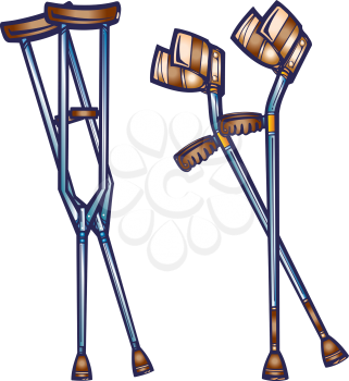 Crutches Clipart