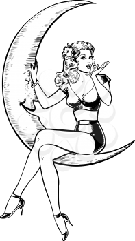 Pinup Clipart