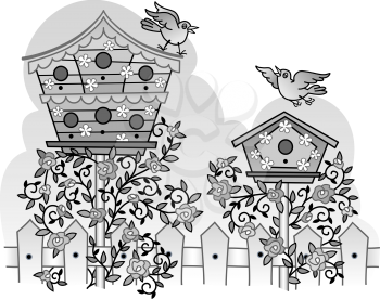 Birdhouses Clipart
