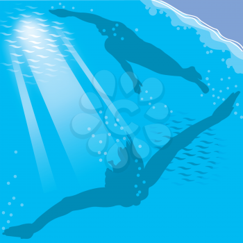 Swimmers Clipart
