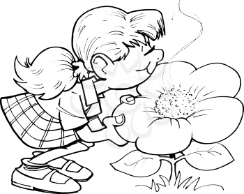 Smelling Clipart