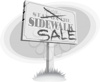 Sidewalksale Clipart