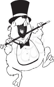 Groundhog's Clipart