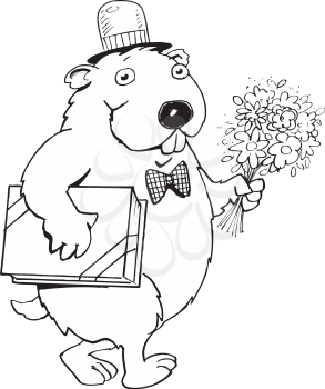 Groundhog's Clipart