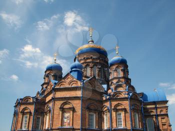 This church is situated in Kozelschina, Ukraine (the Kozelshchina icon of the Mother of God)
