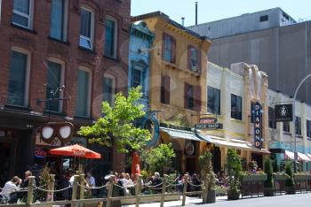 Royalty Free Photo of a Dining and Entertainment District in Halifax, Nova Scotia