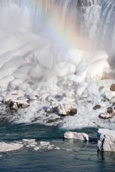 Royalty Free Photo of Falls in Winter