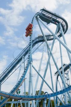 Royalty Free Photo of a Roller Coaster