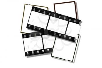 Vintage style film frames.