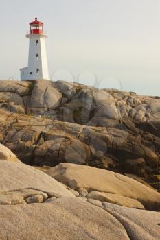 Peggy's Cove Lighthouse. Nova Scotia