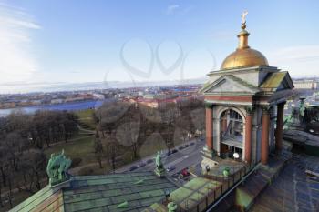 SAINT PETERSBURG, RUSSIA - APRIL 22:Street views of Saint Petersburg, Russia on April 22, 2015.