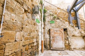 Acre, Israel-March 13, 2017:Acre is UNESCO World Heritage Site, continuously inhabited since 4000 years ago.