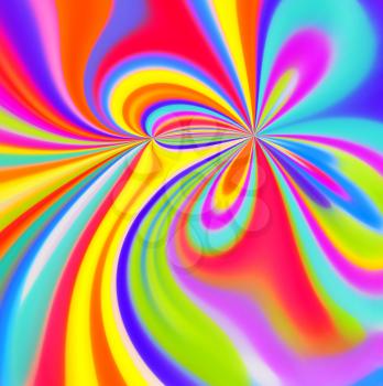 Royalty Free Clipart Image of a Psychedelic Background
