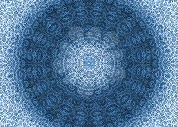Blue abstract ornamental background