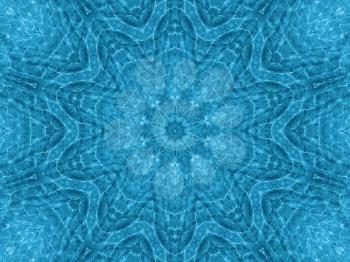 Blue background with water radial pattern
