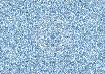 Blue abstract ornamental background