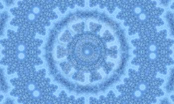 Gradient blue background with abstract radial pattern
