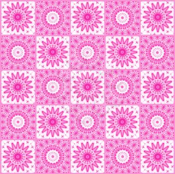 Background with abstract pink repeating pattern