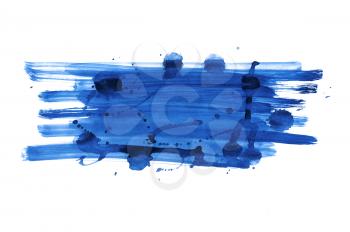 Abstract grunge watercolor banner with blots