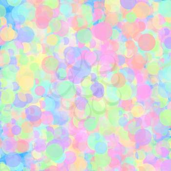 Color background with abstract colorful circles pattern