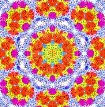 Abstract bright color pattern