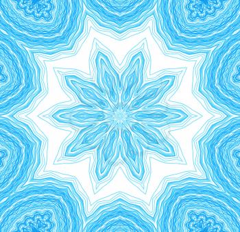 Abstract blue concentric pattern for design on white background
