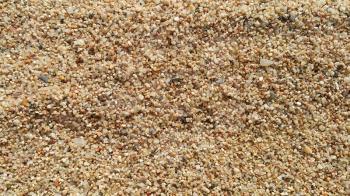 Close up of natural coarse sand background