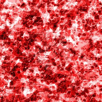 Digital abstract background with red blots and spots
