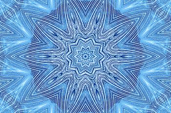 Blue background with abstract concentric pattern