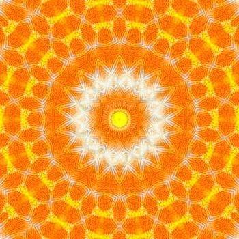 Abstract background with concentric bright pattern